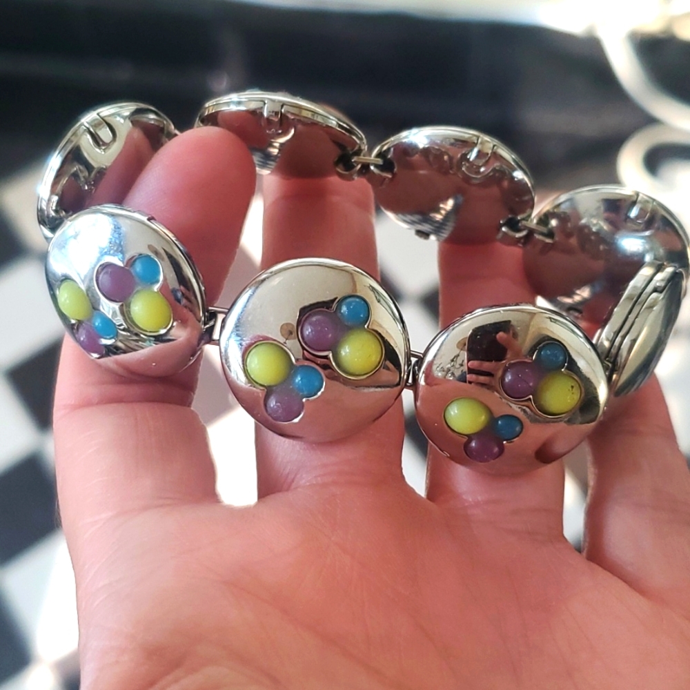 Bijoux Swatch Stainless Steel Necklace and Bracelet set - Picture 3 of 9